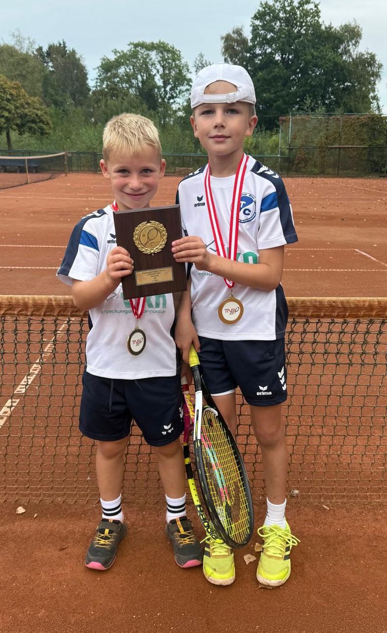 TCBW Jüngste Benjamin Sutor und Mats Kaars gewinnen Pokalrunde