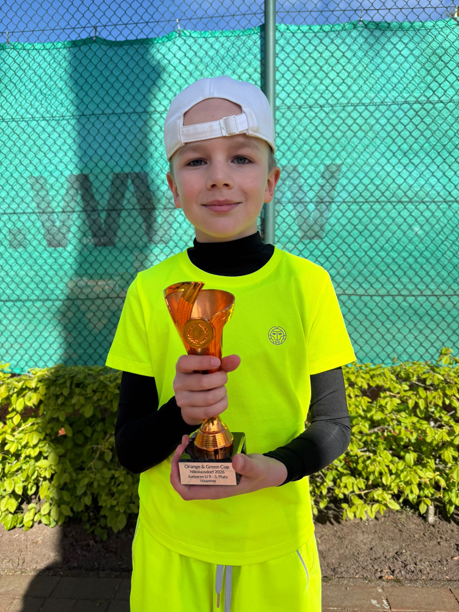 Benjamin Sutor beim Orange Cup in Nikolausdorf unter den besten Drei  